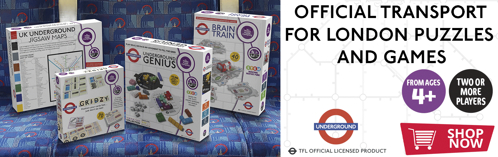 View our Transport For London collection of puzzles and games. Perfect for children aged 6 to adult.